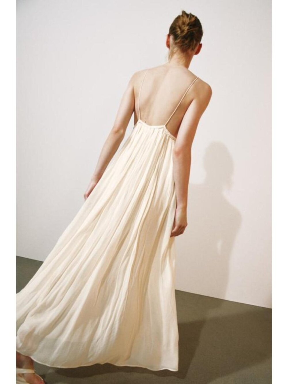 ZARA ZW COLLECTION BEADED MIDI DRESS - Picture 5 of 9
